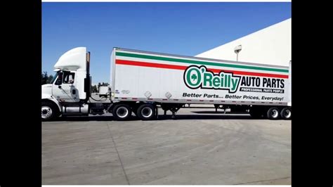 o'reilly auto parts truck driver|auto parts delivery driver duties.